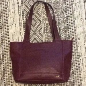 The sak burgundy leather purse